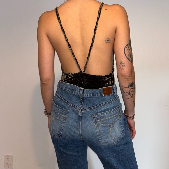 VELVET BODYSUIT - Picture 5 of 7